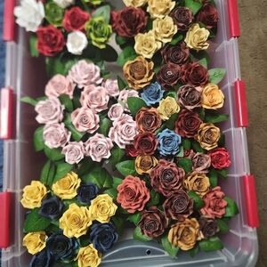 12 Handmade Paper Roses Choose A Pallet